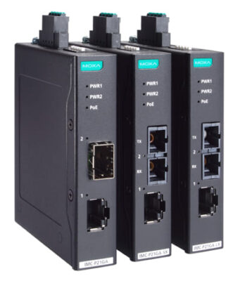 IMC-P21GA-G2 Conversores de medio PoE+