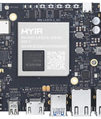 Módulo SoM MYC-LR3576 basado en Rockchip RK3576