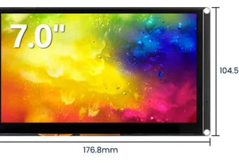 Pantalla HMI CrowPanel Advance de 7” con módulo ESP32-S3