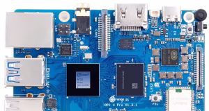 SBC edge AI Orange Pi 4 Pro con coprocesador RISC V a 200 MHz