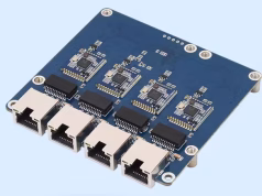 Placa Ethernet PCIe de 4 puertos para Raspberry Pi 5