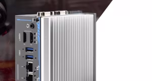 Box PC industrial POC-915 fanless con AMD Ryzen PRO