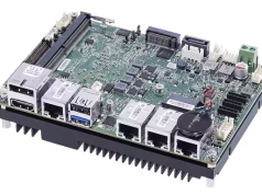 SBC industrial MS-CF27 con cuatro puertos GbE